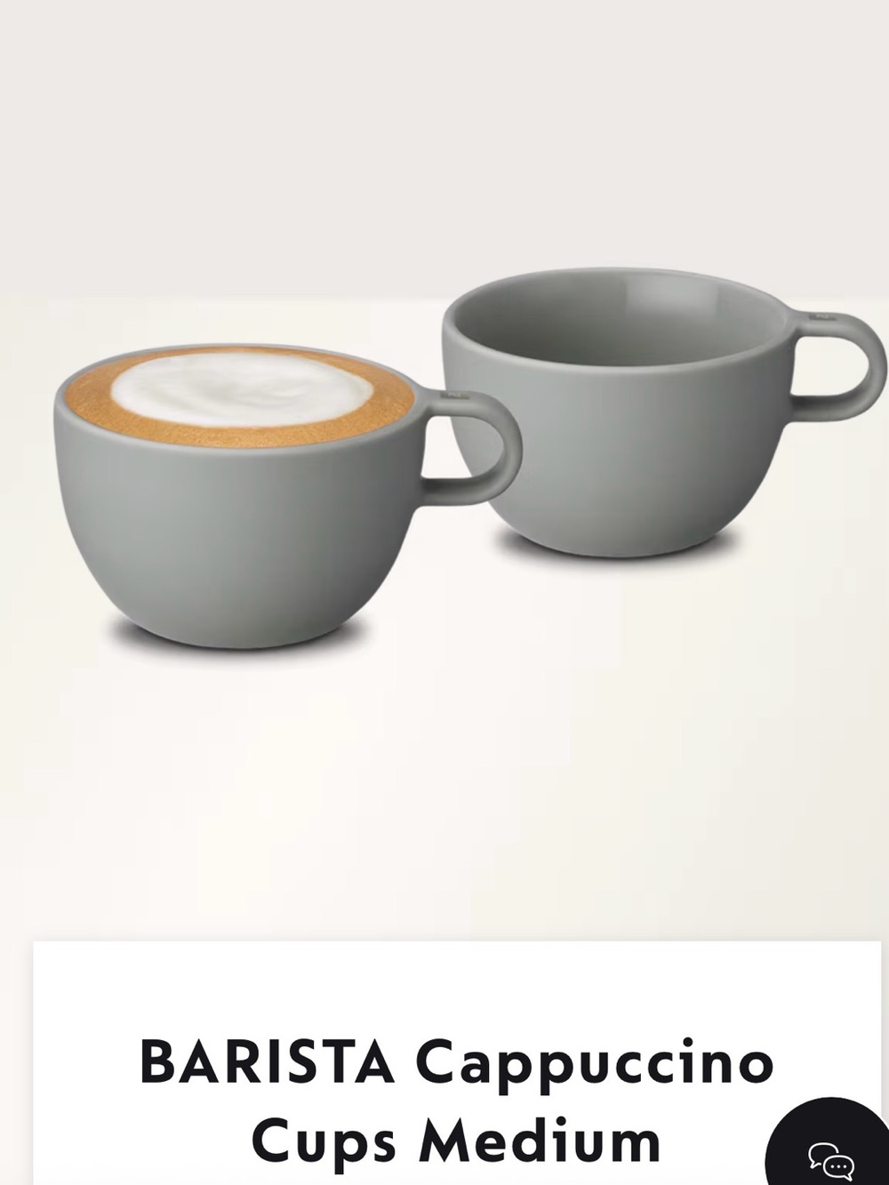 Nespresso Barista Collection Cappuccino Cups - Big Game Design